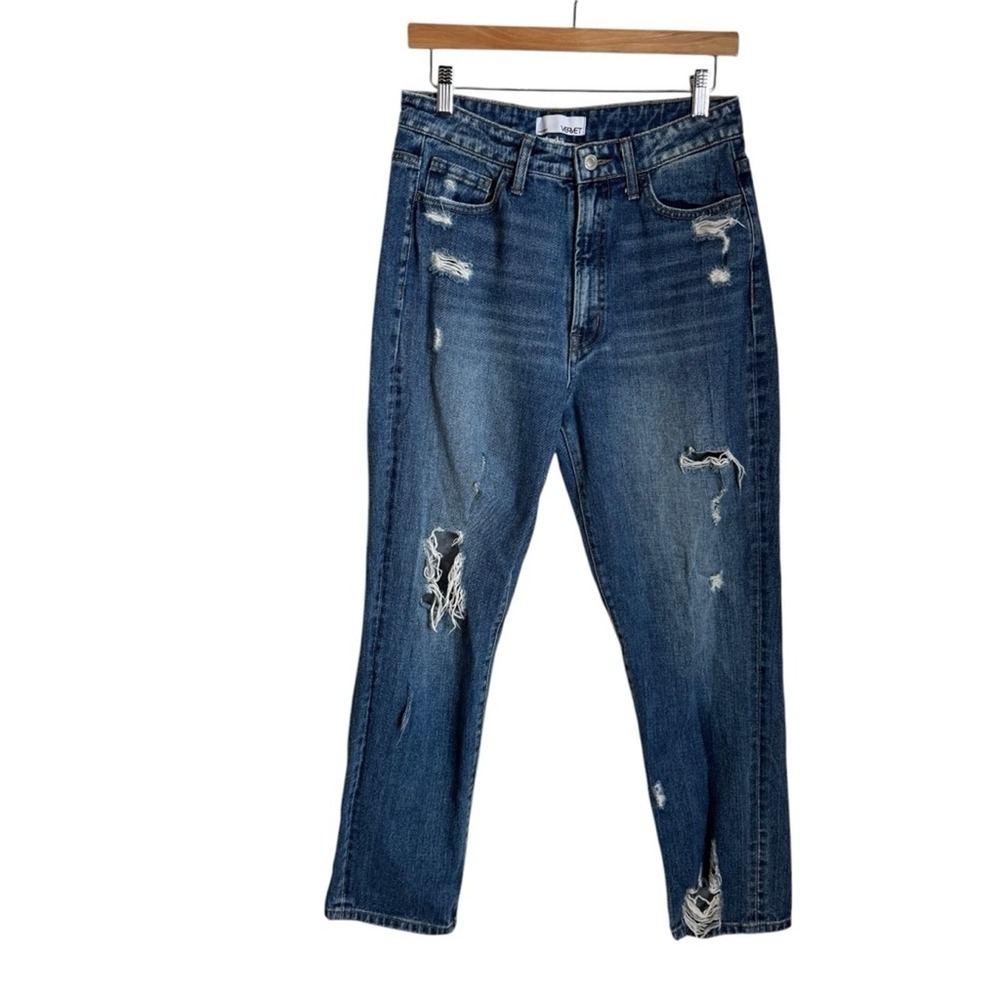 Vervet High Rise Distressed Jeans Denim Pants Women's Size 29